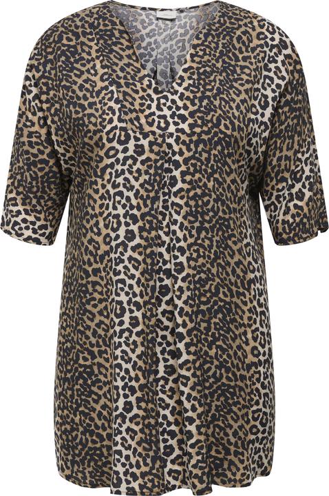 Actual product image Only CARNOVA Kurzes Kleid Tunika mit halber Knopfleiste (46)