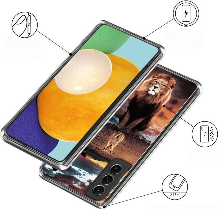 Image du produit Cover-Discount Coque de téléphone portable IMD Lion (Samsung Galaxy S24+)