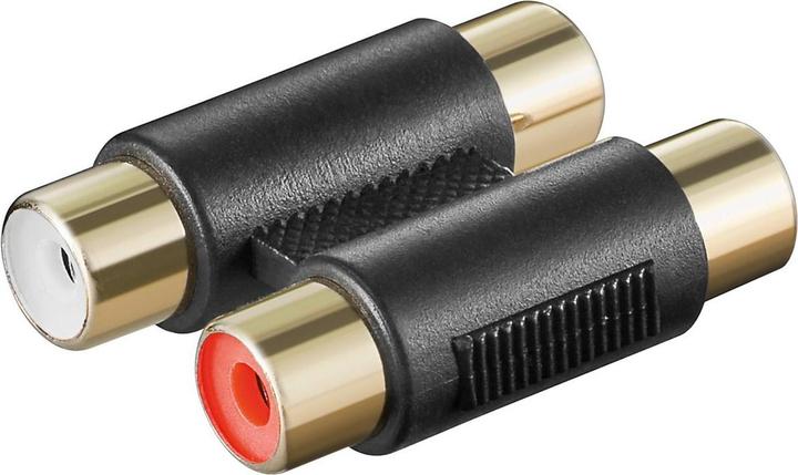 Produktbild Goobay 2x RCA adapter, 2x female to 2x female 2x RCA female > 2x RCA female