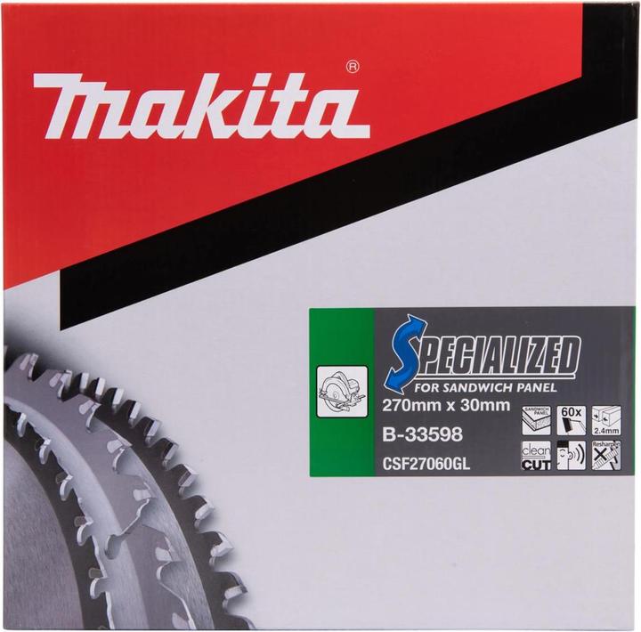 Productafbeelding Makita SPECIALIZED Cirkelzaagblad Ø 270x30x60Z