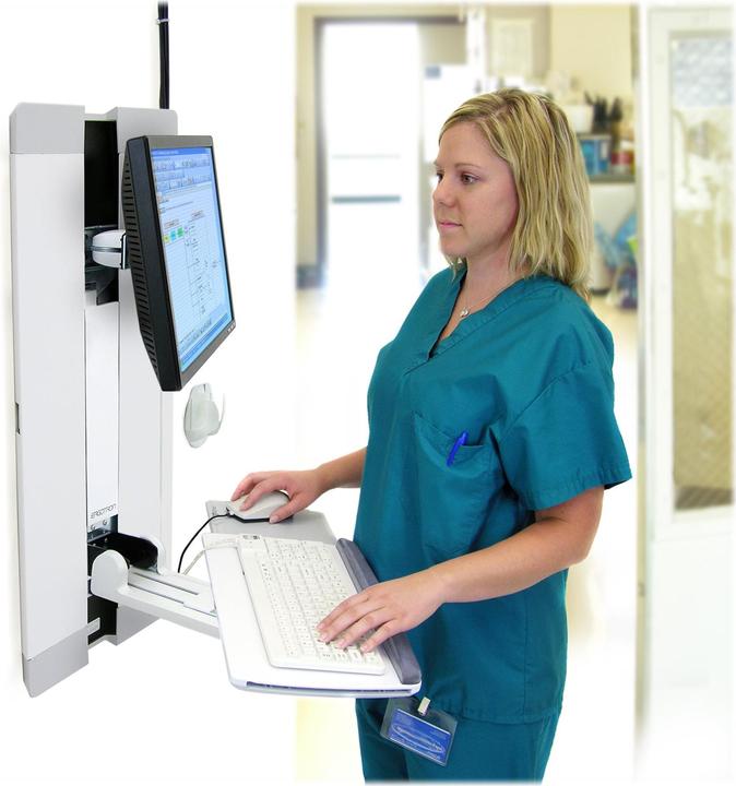 Image du produit Ergotron Styleview Vertical Lift Blanc (Mur, 24")