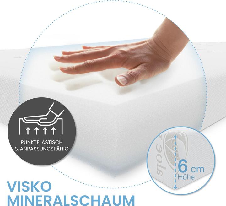 Actual product image Bestschlaf Visco-mineral foam mattress base (200 x 200 cm)