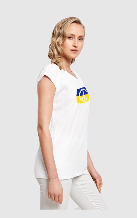 Immagine prodotto Merchcode Maglietta da donna Peace - Flag Peace con spalla estesa - 161391 (XS)