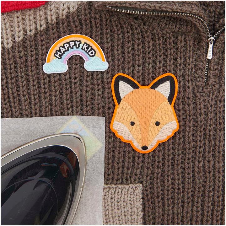 Produktbild Rico Design Patches Kids Kingdom "Pfadfinder Fuchs", 6er Set (6 x)