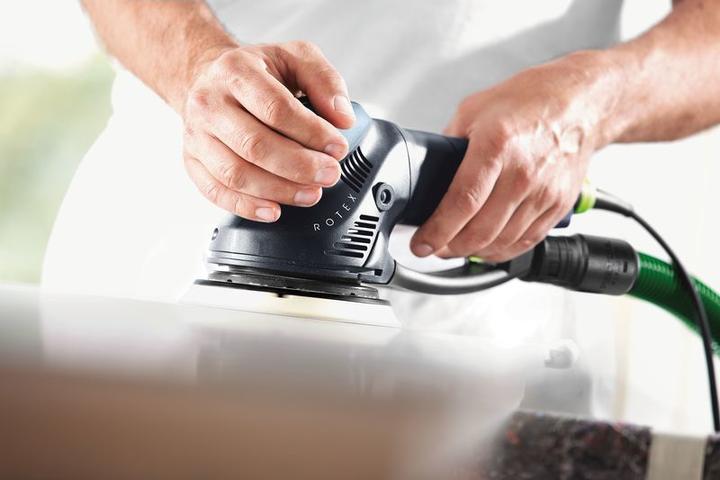 Actual product image Festool RO 150 FEQ-Plus ROTEX Geared eccentric sander 720W, 5mm stroke + Systainer Case (571805) (Eccentric grinder, 720 W)