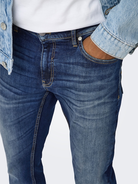 Produktbild Only & Sons ONSLOOM Niedrige Taille Slim Fit Jeans Slim Fit Jeans (36)
