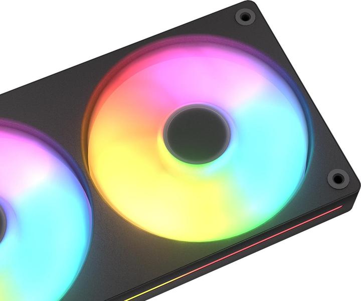 Cougar Reversed-Lüfter Unity240-FB,240 ARGB PWM, schwarz (120 mm, 1x)