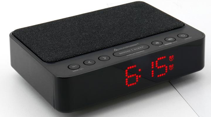 Image du produit Soundmaster Radio-réveil FM-PLL UR124SW, avec fonction de recharge sans fil