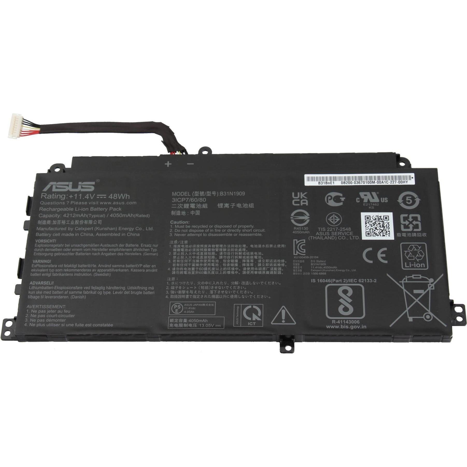 ASUS B31N1909 (3 Zellen, 4212 mAh), Notebook Akku