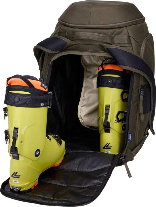 Actual product image Thule 5157 Roundtrip Rolling Ski and Snowboard Boot Backpack 60L Deep Khaki (60 l)