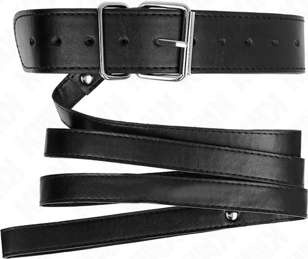 Produktbild Kink HALSKETTE MIT GÃoeRTEL 116 CM SCHWARZ GURT VERSTELLBAR 32-50 CM X 8 CM