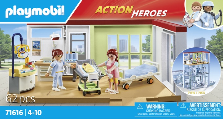 Image du produit Playmobil Maternité (71616, Playmobil Action Heroes)