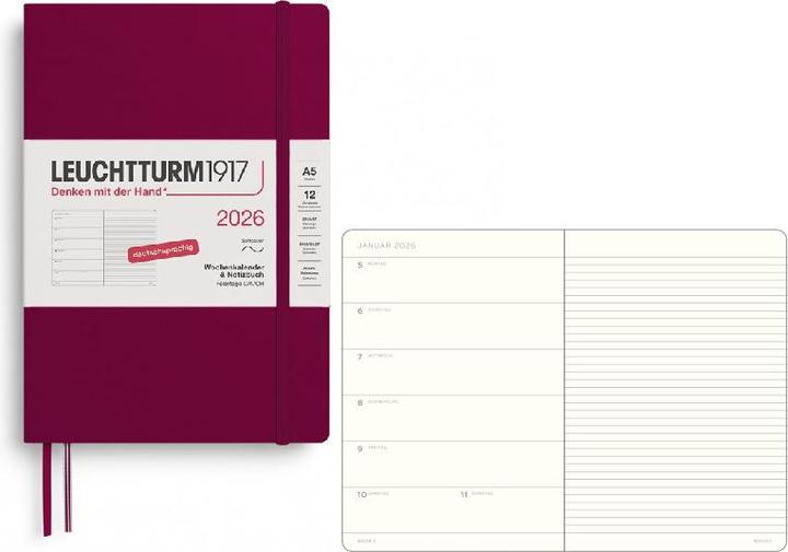 Produktbild Leuchtturm1917 Leuchtturm 1w/S Medium Sc Portred (A5, Deutsch)