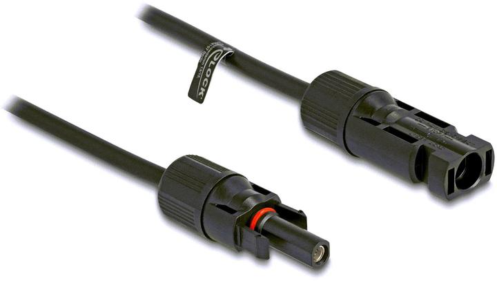 Actual product image Delock DL4 Solar cable 6 mm² male to female 5 m black (Solar cable)