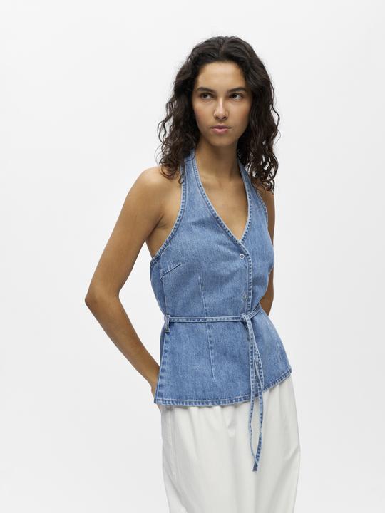 Immagine prodotto Object Ärmelloses Denim Oberteil (38)