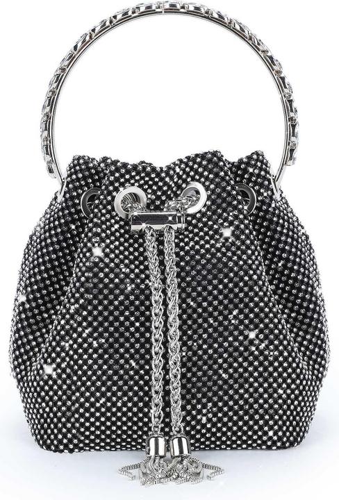 Produktbild Only-Bags.Store Clutch Abendtasche Glitzer Umhängetasche kleine Paillettenhandtasche Umhängetasche Kettentasche