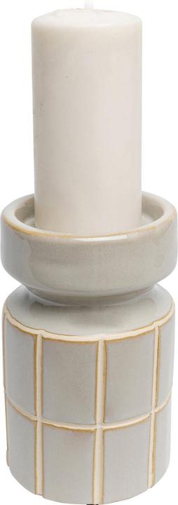 Produktbild Kare Design Kerzenständer Bliss Tile Hellgrau 18cm