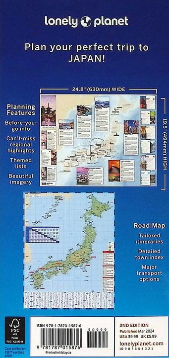 Produktbild Japan Planning Map