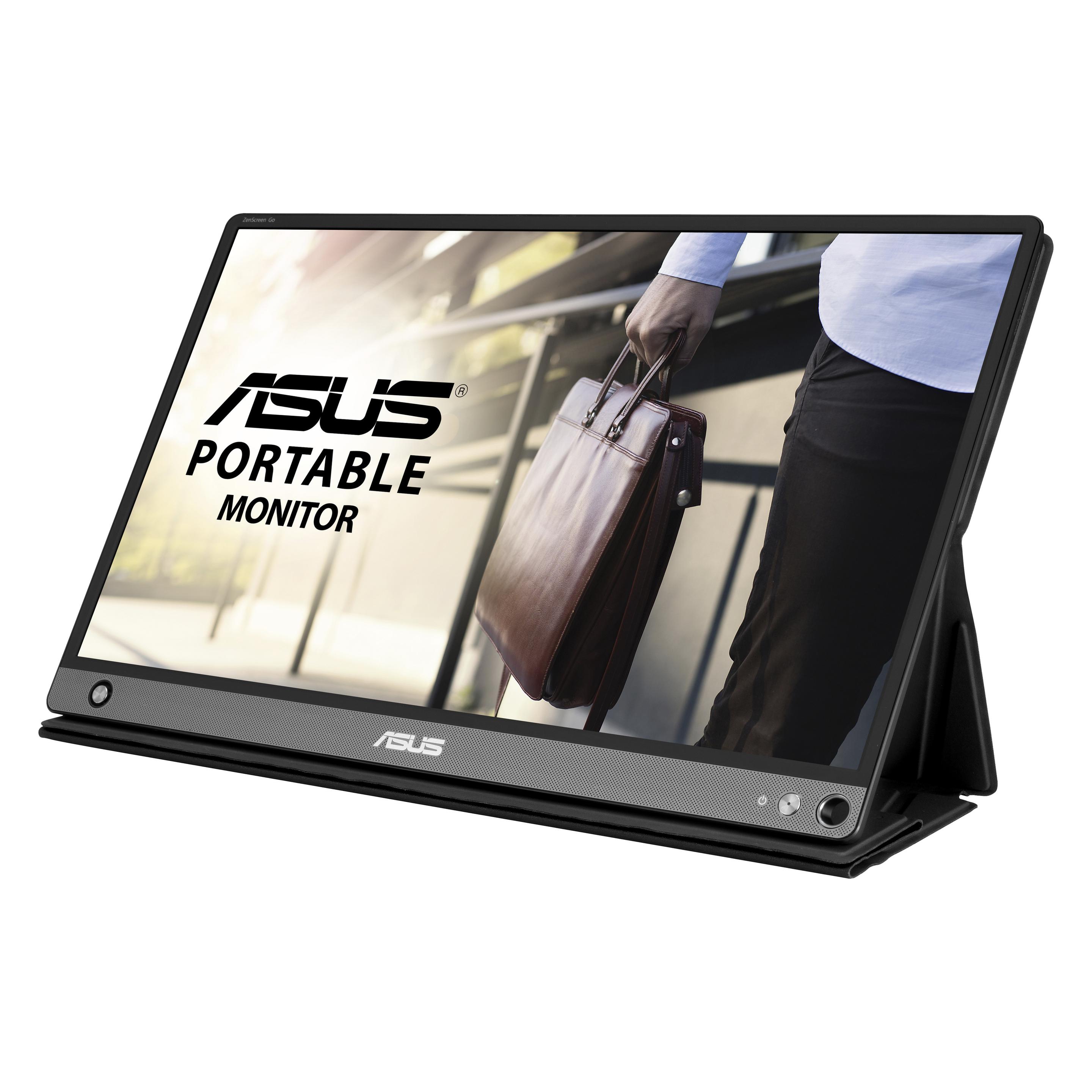 ASUS ZenScreen Go MB16AHP (1920 x 1080 Pixel, 15.60"), Monitor, Schwarz