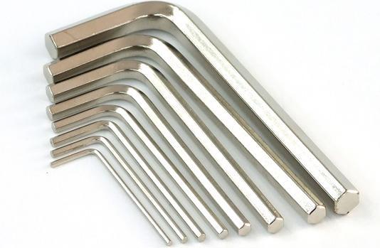 Aquatuning Allen key bundle 1.5-8mm Allen key ISO2936 8 pieces