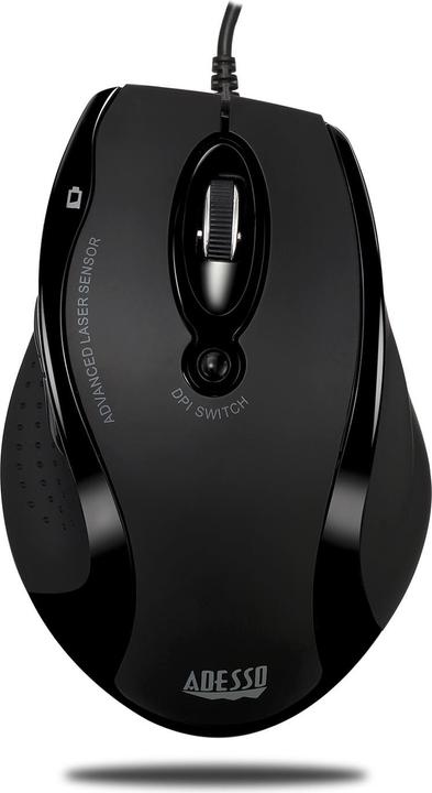 Adesso Desktop Ergonomic Optical Mouse (Cable)