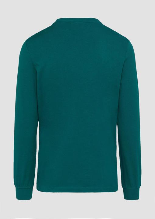 Produktbild s.Oliver T-Shirt Langarmshirt mit Logo-Stickerei (M)