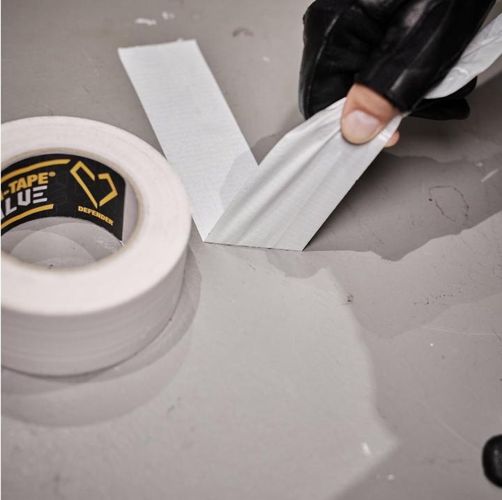 Image du produit Defender EXA-TAPE-VALUE W 50 - Adhésif tissé, blanc, brillant, 50 mm x 50 m (50 mm)