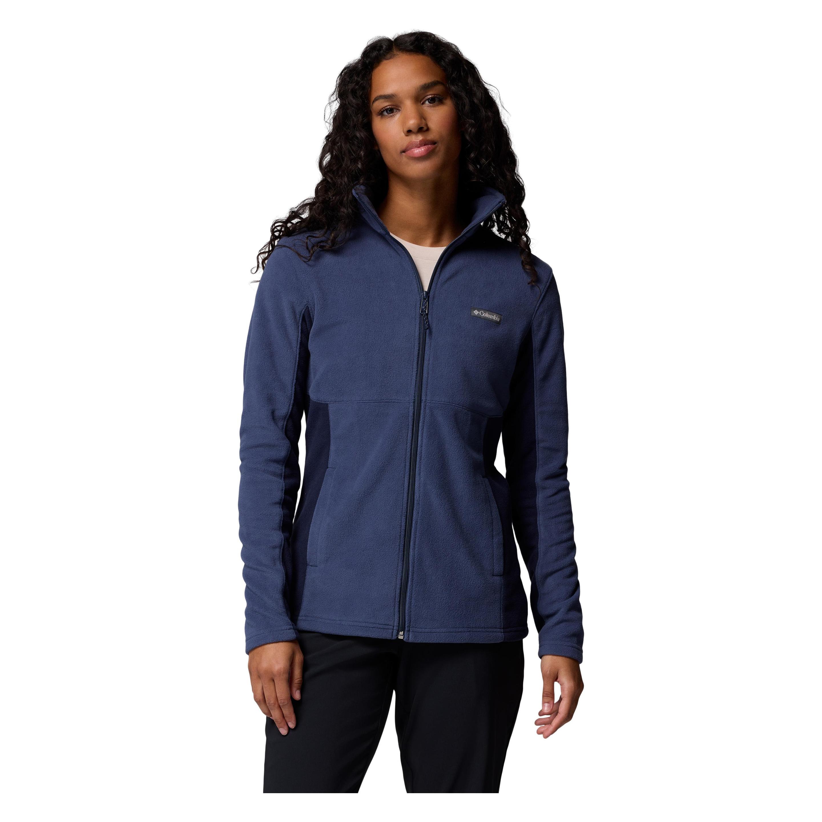 Columbia, Damen, Outdoorjacken, Basin Trail Iii Full Zip (Xs), Blau, Xs