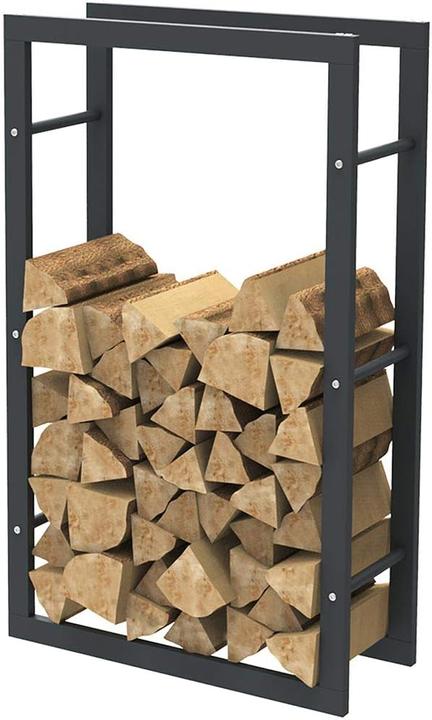 Image du produit Bakaji Holzregal für Kamin oder Ofen (100 x 25 x 60 cm)
