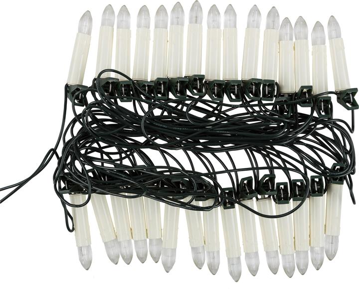 Produktbild Idena Kerzenlichterkette LED 30er warmweiss f.Innen (16 m)