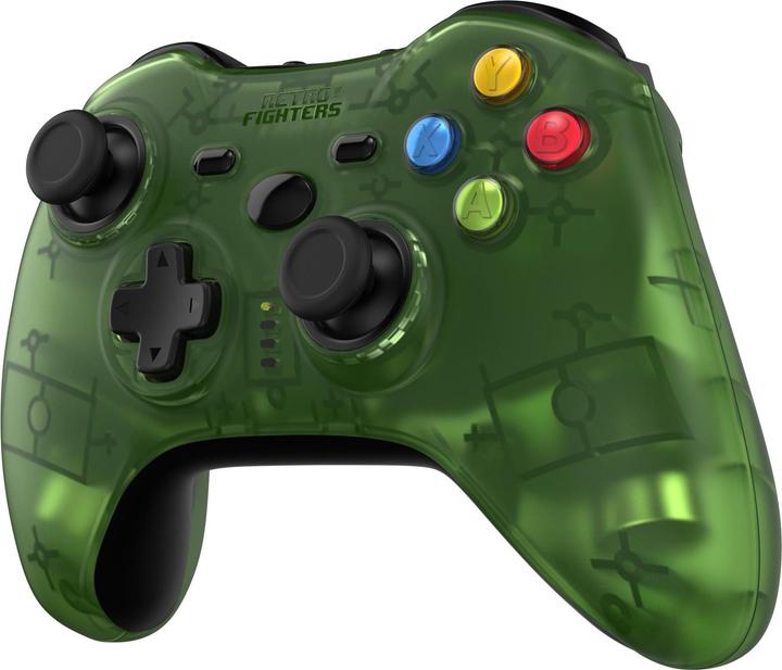 Actual product image Retro Fighters Hunter 360 - Green - Wireless Controller - Microsoft Xbox 360 (PC, Switch)