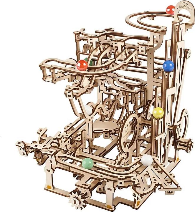 Actual product image Ugears 70170 - marble with step winch, 315 components