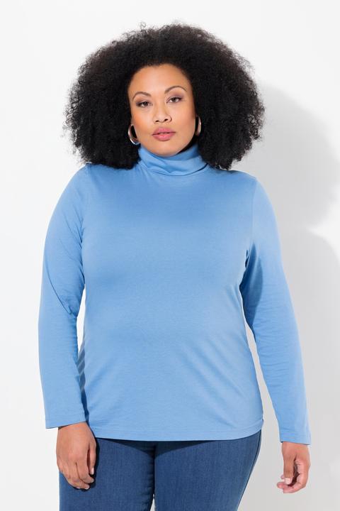 Produktbild Ulla Popken Shirt, Rollkragen, Slim, Langarm (58)