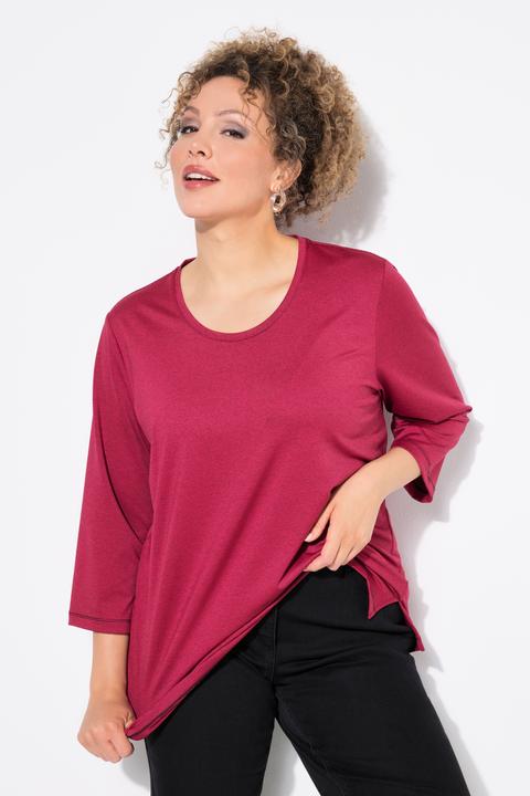 Produktbild Ulla Popken T-Shirt, Ziernähte, Rundhals, Halbarm (58)