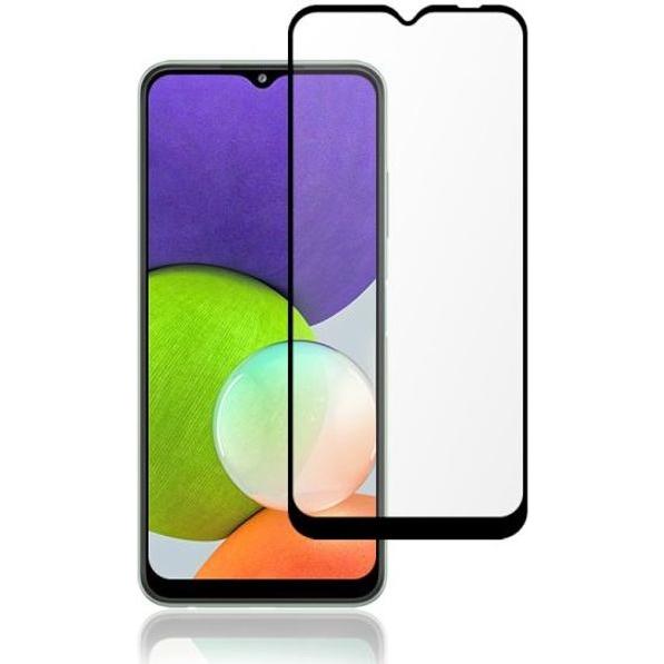 Mocolo 3D Full Screen Schutzglas Displayschutz (1 Stück, Samsung Galaxy A22 5G), Smartphone Schutzfolie, Transparent