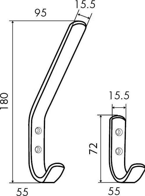 Actual product image Werkstarck Coat hook