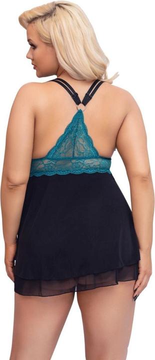 Produktbild Cottelli Collection Babydoll petrol 4XL (4XL)