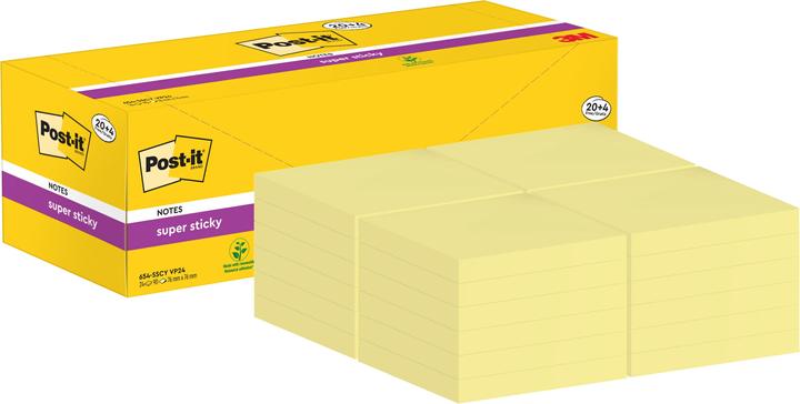 Produktbild Post-it Super Sticky (7.6 x 7.6 cm)
