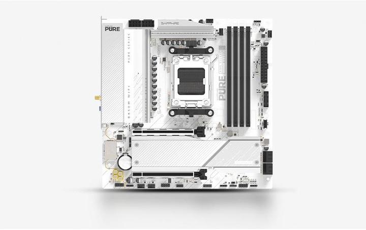 Actual product image Sapphire PURE B850M WIFI 1xHDMI 1.4 1xDP 1.2 (AM5, AMD B850, mATX)