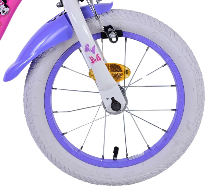Immagine prodotto Disney Bicicletta per bambini Minnie Cutest Ever 14 pollici rosa - sicurezza e comfort con sponde (14")