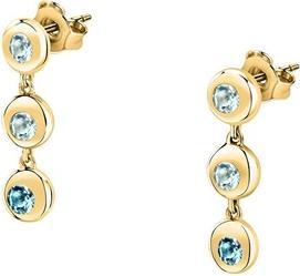 Actual product image Morellato Semipreziose Saxn18 Topaz Gold Plated Dangle Earrings