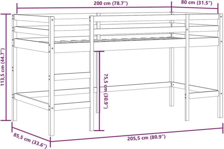 Actual product image VidaXL Imogen (90 x 190 cm)