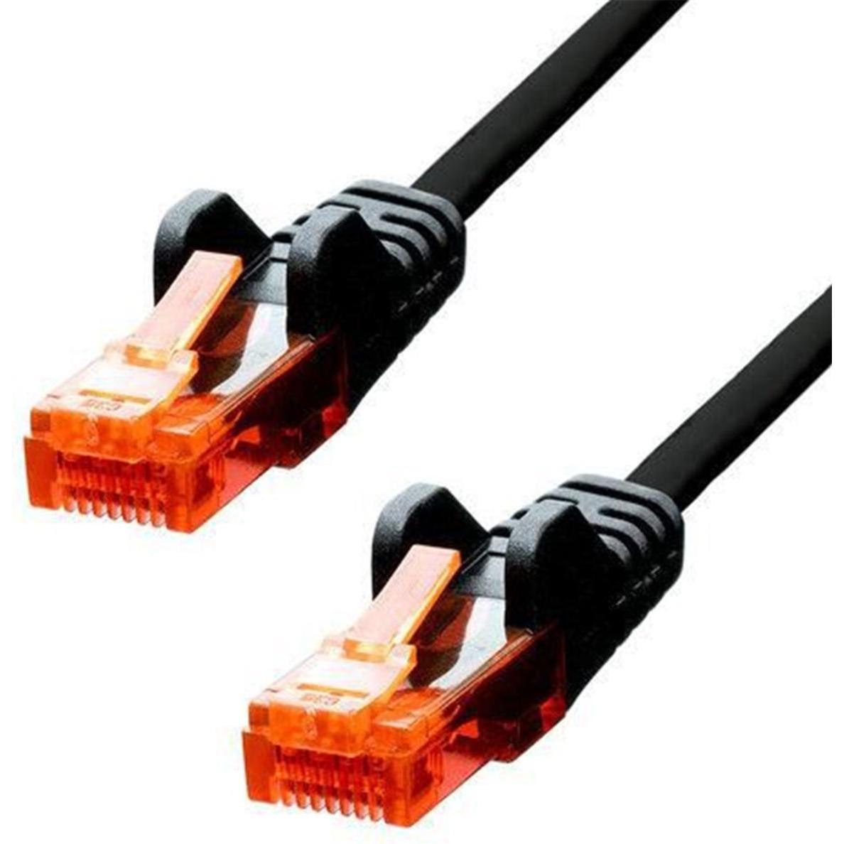 ProXtend U/UTP CAT6 PVC AWG 26 CCA Black 7M (U/UTP, CAT6, 7 m), Netzwerkkabel