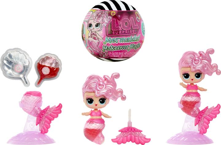 MGA L.O.L. Surprise Mermaids! Makeover Magic Tots (sortierter Artikel, eine Figur)