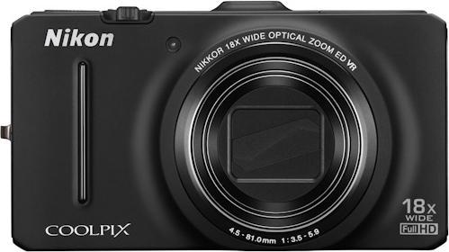 Actual product image Nikon Coolpix S9300, 16MP, 18x Zoom, FullHD, Black (16 Mpx, 1/2,3'')