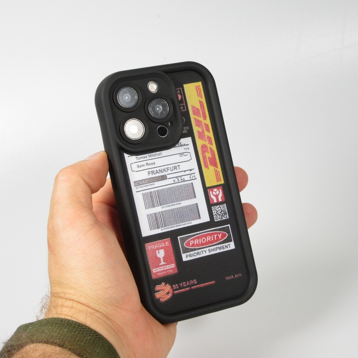 Produktbild PhoneLook Hülle Weiches Silikon DHL Frankfurt mit verstärkten Kanten (Apple iPhone 14 Pro)