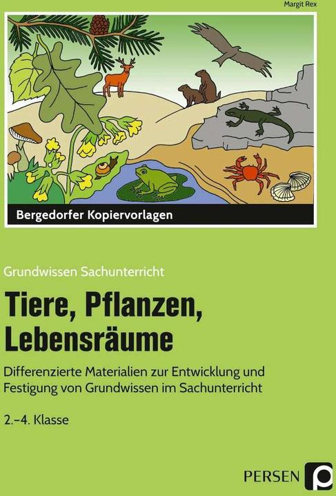 Produktbild Tiere, Pflanzen, Lebensräume (Deutsch, Margit Rex, 2017)