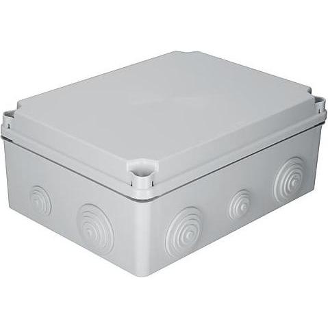 PCE, Abzweigdose, Anschraubbare Lichtbox 245 x 185 x 95 mm, 10 Verschraubungen IP67 – EV-231