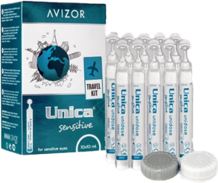 Immagine prodotto Avizor Unica Sensitive 10x10ml (Tutto in Uno soluzione, 100 ml)