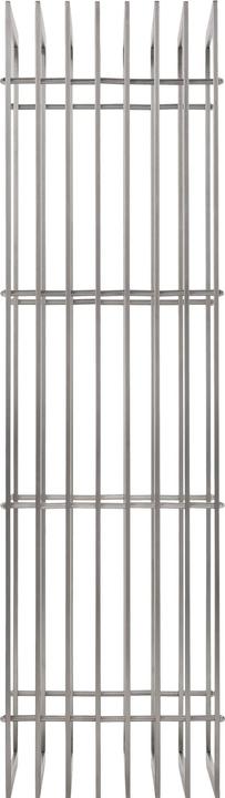 Immagine prodotto CLP Porta legna Irving 40x50x150, acciaio inox (40 x 50 x 150 cm)